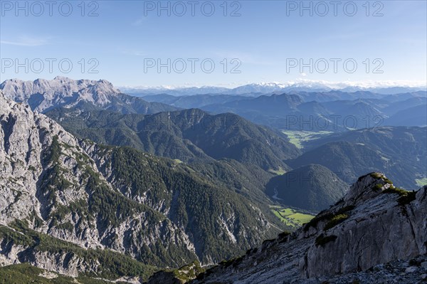 Mountain landscape with Leoganger Steinberge