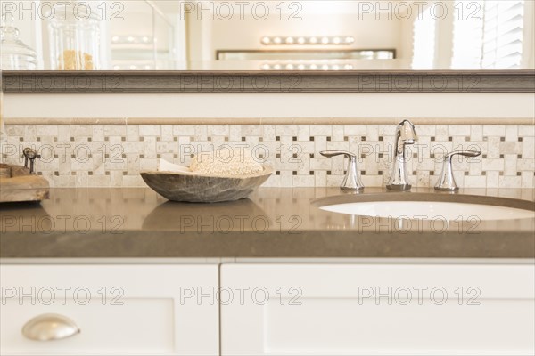 Beautiful new modern bathroom sink