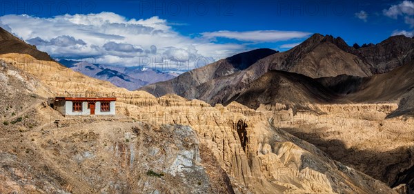 Landscape of Himalayas mountains scenery near Lamayuru in Ladakh