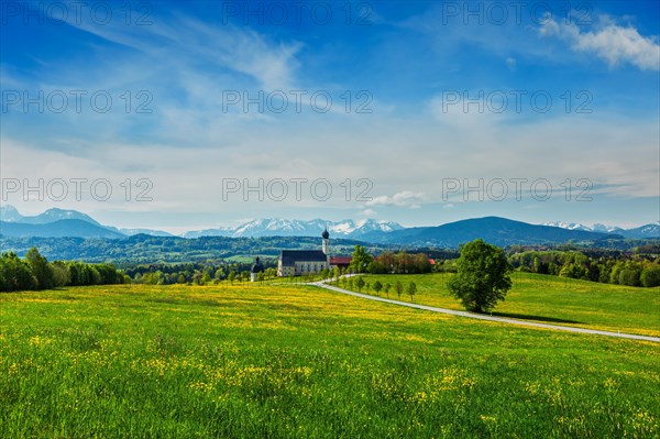 Pilgrimage church of Wilparting in Irschenberg