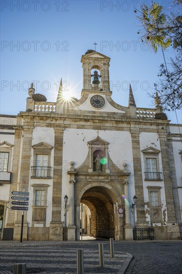 Historic entrance to downtown and old town known as Arco da vila