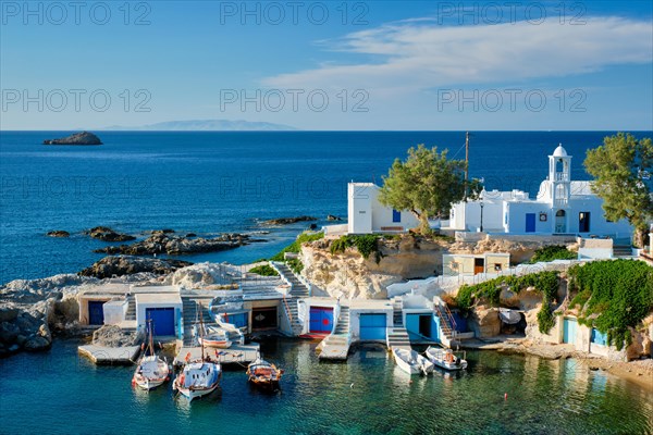 Typical Greece scenic island view