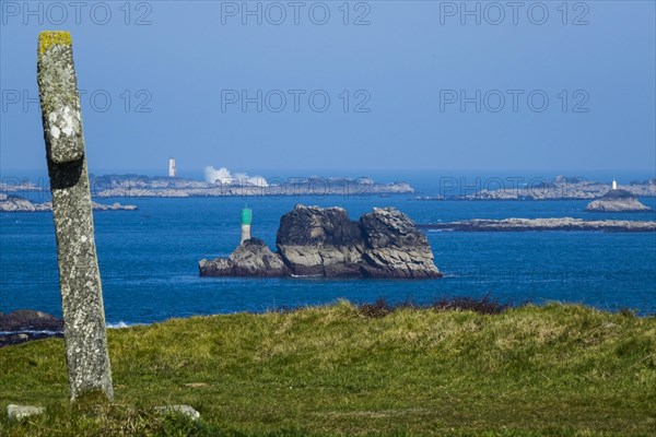 Atlantic coast in Landunvez near the chapel Chapelle de Saint-Samson