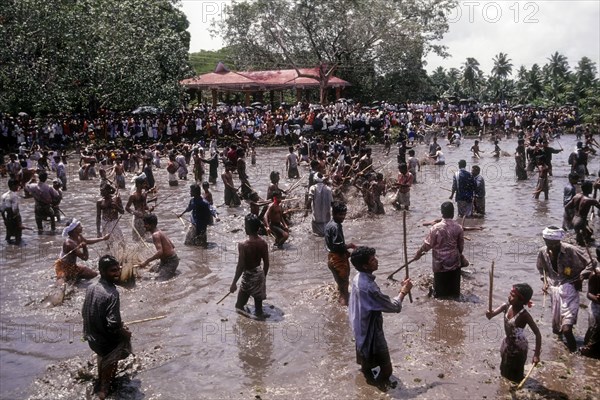 Oachira Kali festival in Oachira near Kollam