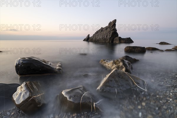 Sunrise at the rocks scoglio della galeazza