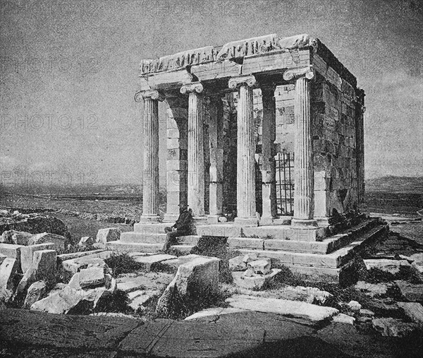 Temple of Nike on the Acropolis in Athens