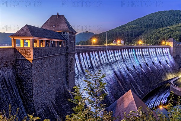 Dam in the evening light