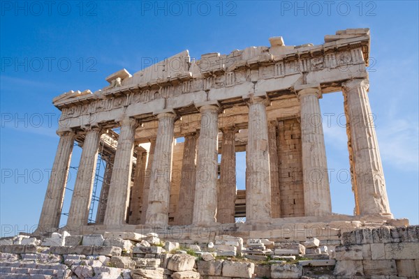 Parthenon on the acropolis of athens