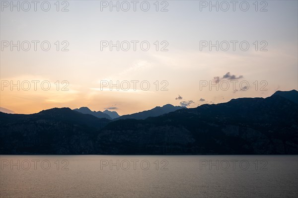 Lake Garda in the evening light