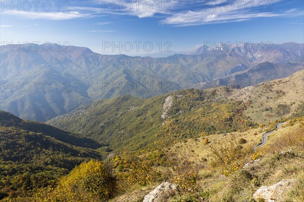 Autumn in the Ligurian Alps near Imperia