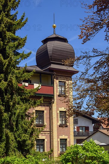 Brick house with curious turret