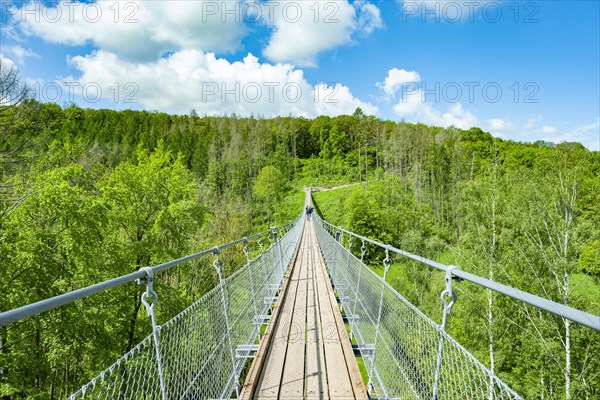 Haengeseilbruecke ueber das Baerental