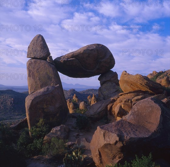 Big Bend National Park Grapewine Hills The Wondow Texas USA