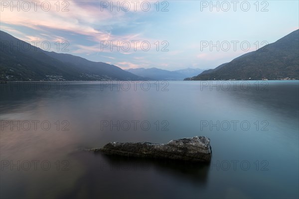 Single stone on the shore