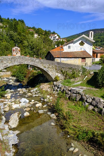 Romanesque bridge with church of San Francesco