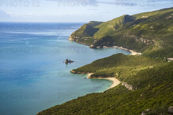 Beautiful coastal landscape of Natural Park of Arrabida