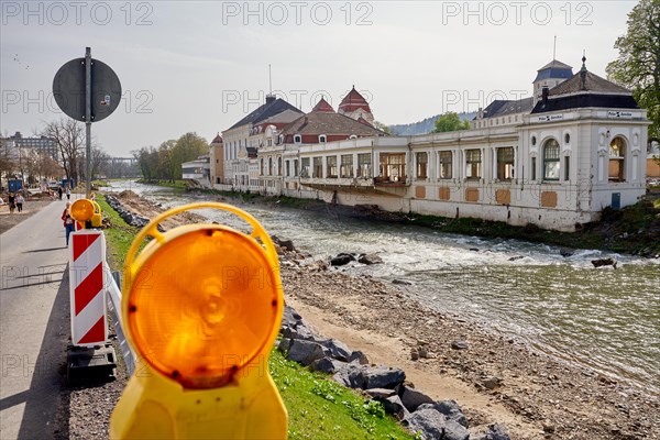 Das Kurviertel in Bad Neuenahr nach der Flutkatastrophe an der Ahr. Bad Neuenahr