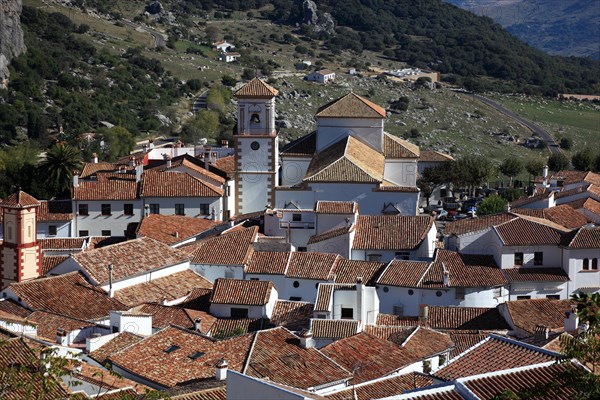 Town of Grazalema in the province of Cadiz