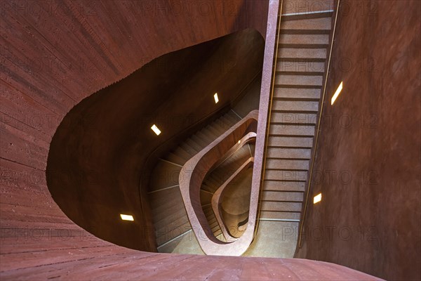 Staircase in the Kueppersmuehle Museum