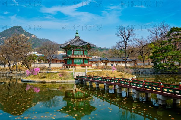 Hyangwonjeong Pavilion in Gyeongbokgung Palace