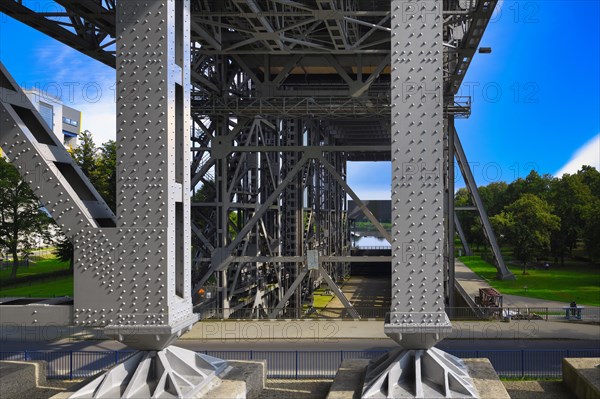 Interior view of the old Niederfinow ship lift