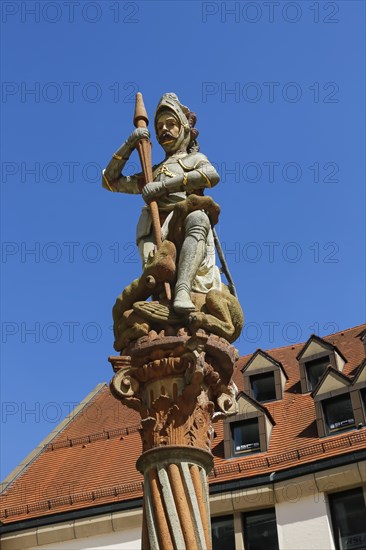 Georgsbrunnen eastern Muensterplatz