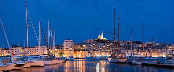 Panorama of Marseille Old Port