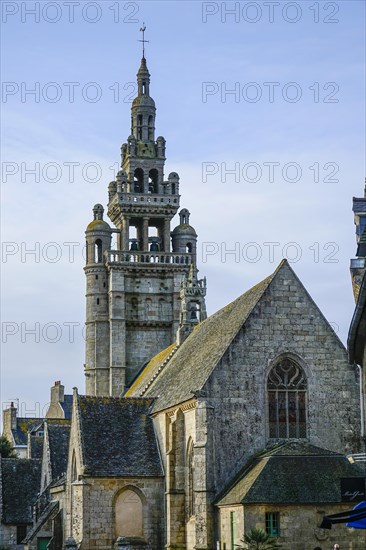 Notre-Dame-de-Croaz-Batz church in the Flamboyant Gothic style
