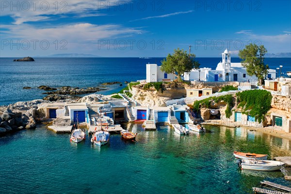 Typical Greece scenic island view
