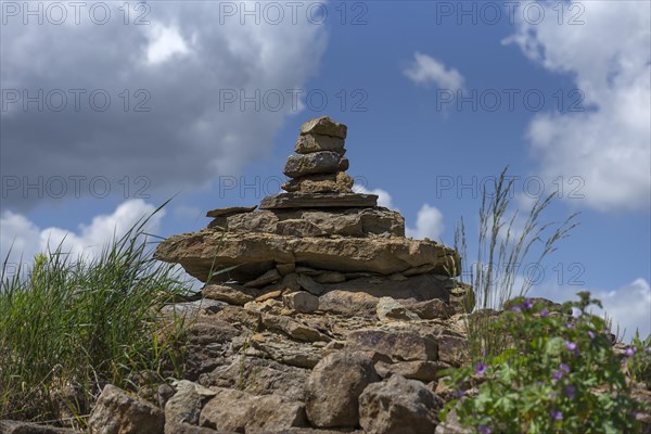 Stones stacked on top of each other