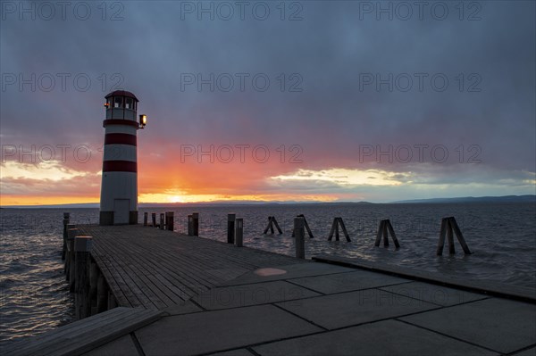 Lighthouse at sunset