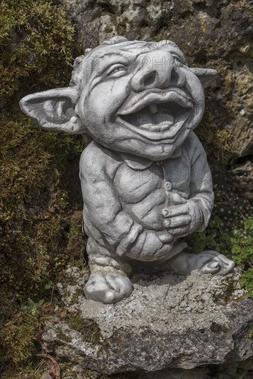 Figure of a grotesque in a garden