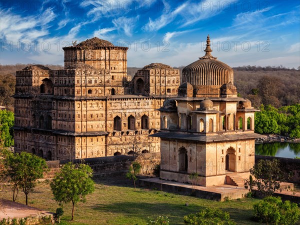 Royal cenotaphs of Orchha in Orchha