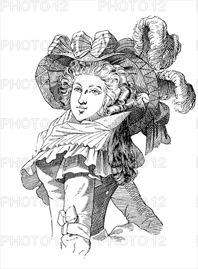 Lady's head of the revolutionary period