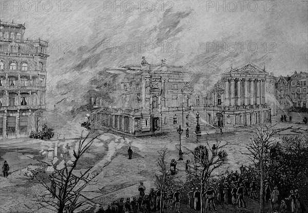 The Fire of the Municipal Theatre in Amsterdam 1890