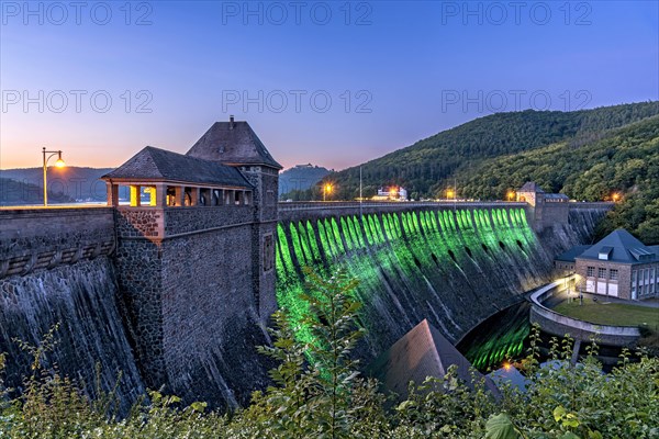 Dam in the evening light