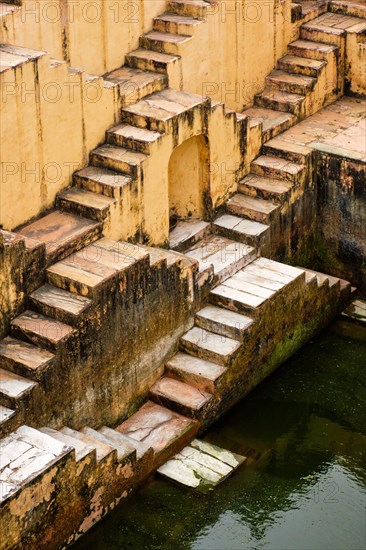 Panna Meena ka Kund stepwell in Amber