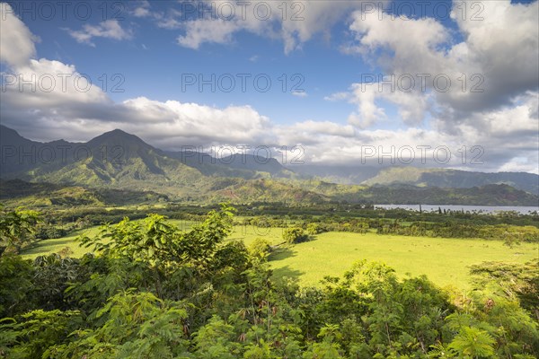 Blick ins Hanalei Valley