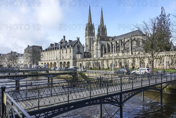 Saint-Corentin Gothic Cathedral and Musee Departemental Breton