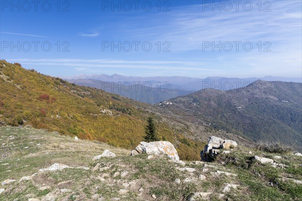 Autumn in the Ligurian Alps near Imperia