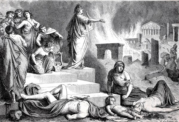 The Great Fire of Rome was a city fire that broke out on the night of 18-19 July in 64 AD