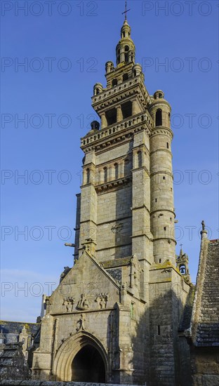 Notre-Dame-de-Croaz-Batz church in the Flamboyant Gothic style