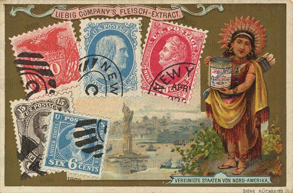 Picture series Countries and Stamps and Motifs