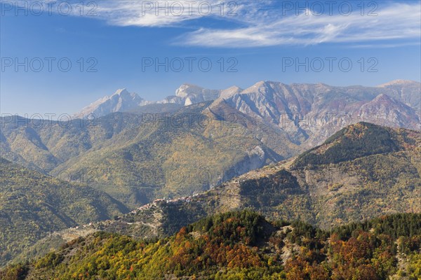 Autumn in the Ligurian Alps near Imperia