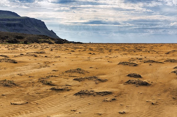 Remote sandy beach