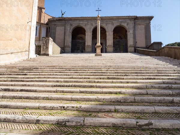 Staircase to the Basilica of Santa Maria in Ara Coeli