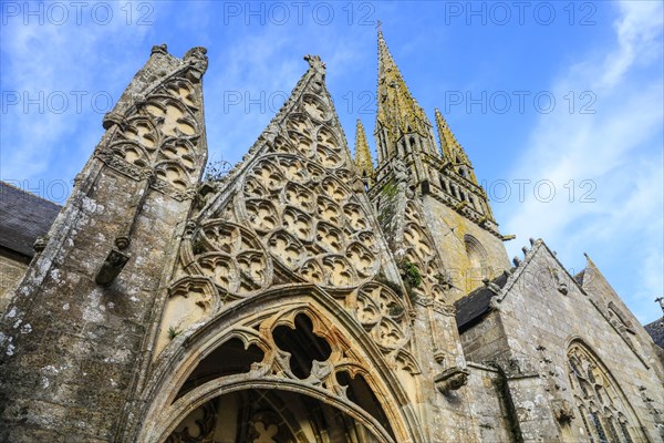 Notre-Dame-de-Roscudon church in the Flamboyant Gothic style