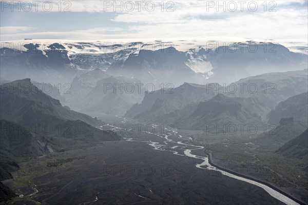 View from the summit of Valhanukur