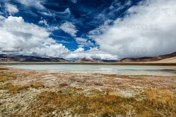 Himalayan scenic landscape scenery near Tso Kar