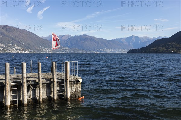 Jetty on Lake Maggiore